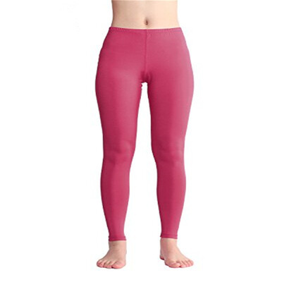

2018 New 14 Colour Fashion Adult women Sexy Slim Tight Lycra Spandex Zentai pleated Middle-Waisted Skinny Pants Pure Color
