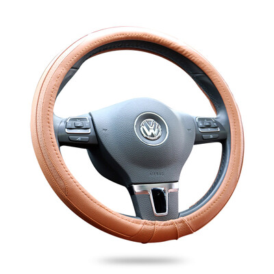 

BOLISH Langyi steering wheel set Kovoz Lingdu Golf Weilang Fu Ruisi MG set of four seasons universal BT03 coffee color