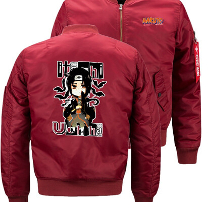 

fashion ITANHI One piece Bomber Flight Flying Jacket Winter thicken Warm Zipper Men Jackets Anime Mens Casual Coat