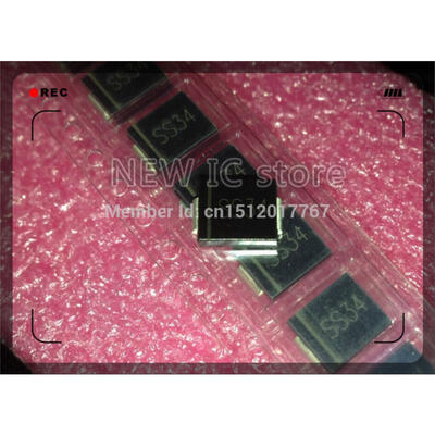 

Free shipping 10pcsLot SS34 DO-214AB SMC 1N5822 IN5822 100 NEW