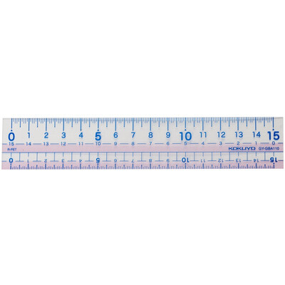 

National reputation KOKUYO GY-GBA110P ruler students with transparent 15cm pink