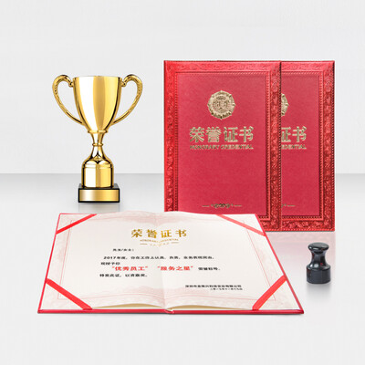 

Glosen 12K Honorary Certificate Staff Award Certificate Award 10 Pack with 10 pages certificate core D9603