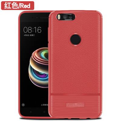 

For Xiaomi Mi A1 Case Soft silicone Rugged Armor shockproof protective Back Cover Cases for xiaomi mi 5x mia1 full cover shell