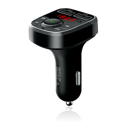 

KOOLIFE Автомобиль Bluetooth Автомобиль mp3-плеер Автомобильное зарядное устройство Телефон с громкой связью FM-передатчик Датчик