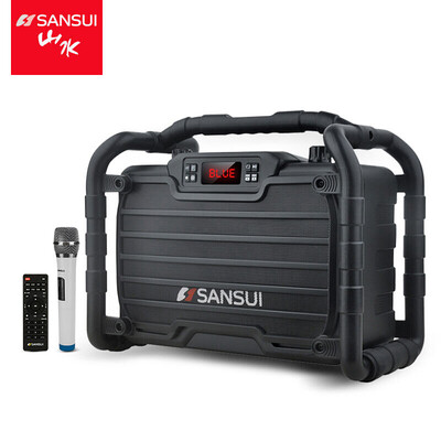 

Пейзаж (SANSUI) SS2-06 Квадратный танец Аудио Bluetooth-динамик Наружный портативный динамик Высокомощный беспроводной микрофонный динамик