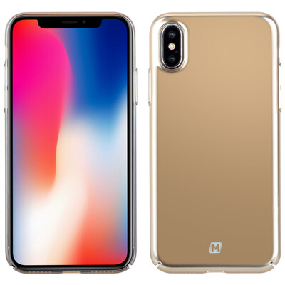 

MOMAX Apple X Mobile Shell iPhoneX Phone Case Cover Телефонная стойка Вакуумное покрытие Защитный чехол Set 5.8 inch Champagne Gold