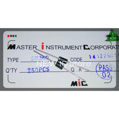 

100PCS SR360 60V 3A DO-27