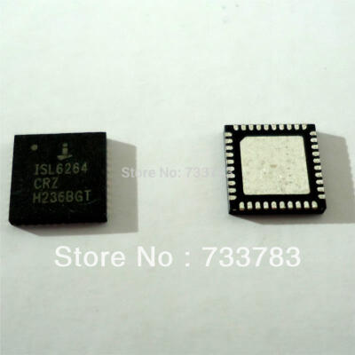 

5pcslot INTERSIL ISL6264CRZ ISL6264 6264CRZ QFN Two-Phase Core Controller for AMD Mobile Turion CPUs