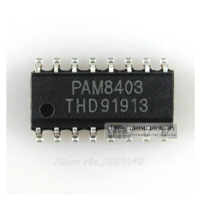 

10PCS free shipping PAM8403DR SOP16 PAM8403 stereo audio power amplifier IC chip 100 new original