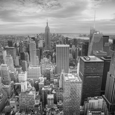 

Custom Photo Wallpaper Large Wall Painting Background Wall Paper Black And White City Photography Modern Living Room Art Mural