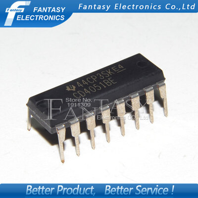 

50PCS CD4051BE DIP16 CD4051 DIP new and original IC free shipping