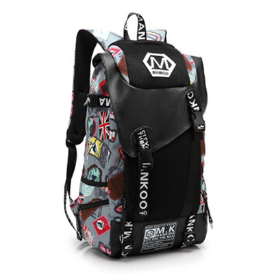 

Laptop Backpack Student Rucksack Back Bag Camouflage Printed Knapsack Unisex Daypacks