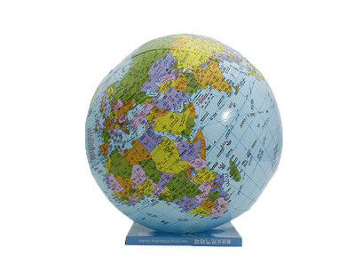 

54CM悬挂式充气地球仪（中英文版）[Hanging Inflatable Globe]
