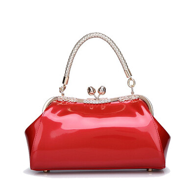 

Fashion female patent leather bag women wedding bags small clutch handbag high quality waterproof brand tote bags 2015 new