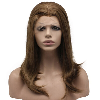 

Should Length Gray Blonde Middle Part Lace Front Wig Synthetic