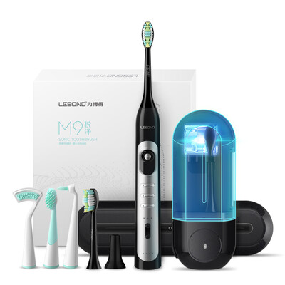 

Lebond (Lebond) индуктивные зарядки электрических зубные щеток для взрослых Sonicare зубной щетки водонепроницаемого автоматический M9 (темно-черный)
