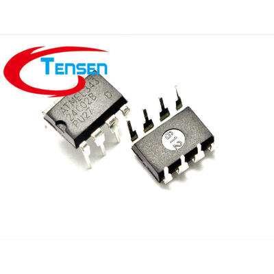 

10PcsLot AT24C02 24C02 serial EEPROM 27-55V 2K DIP-8 ATM