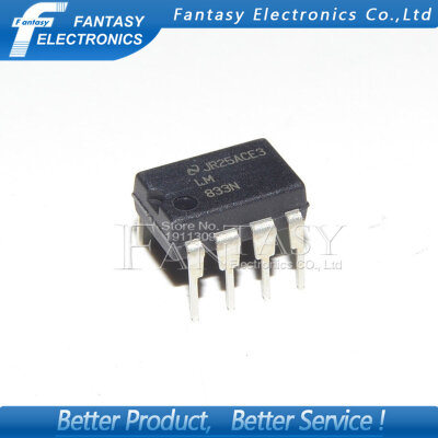 

10PCS LM833N DIP8 LM833 DIP new and original IC free shipping