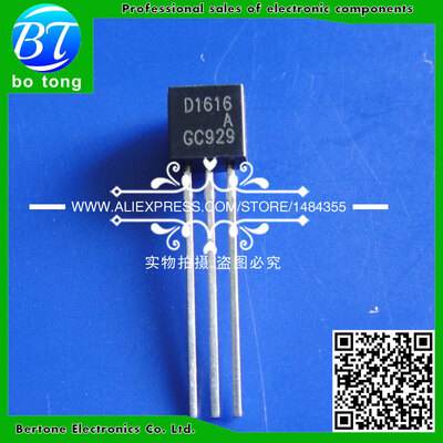 

100PCS B1116 50pcs + D1616 50pcs 2SD1616 2SB1116 Transistor TO-92 Triode Transistor 2SB1116A 2SD1616A