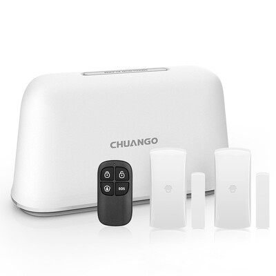 

Chuango небольшой белый OX + беспроводной Wi-Fi сетевой сигнализации инфракрасный домашний окна и двери охранной сигнализации