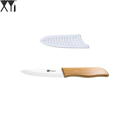 

XYJ Brand 4 Inch Ceramic Knife Excellent Quality Utility Knife Sharp Blade Bamboo Handle Handmade Kitchen Knives Hot Selling