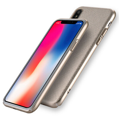 

Fly создайте iphone X Mobile Shell Apple X / 10 Случаи для мобильных телефонов Cross Pattern Fall All Hard Gold