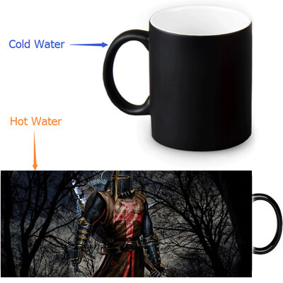 

The Knights Templar 350ml12oz Heat Reveal Mug Color Change Coffee Cup Sensitive Morphing Mugs Magic Mug Milk Tea Cups