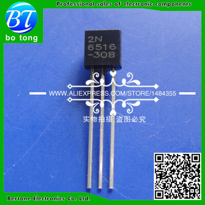 

2N6516 TRANSISTORS NPN 05A 300V TO-92 6516 10pcsbag