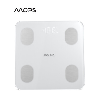 

MOPS Intelligent Body Grease Scale MINI 8 Основные данные о корпусе Bluetooth Fat Scale APP Control Home Electronic Scale White