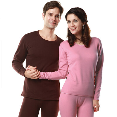 

Antarctic thermal underwear men&women heat thickening plus cashmere sweater cold gold warm cashmere youth middle age autumn Qiuqiu suit new NC9223 male coffee XL