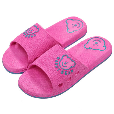 

Antarctic Nanjiren slippers female cartoon bathroom bath home sandal rose red 37 yards 19D005