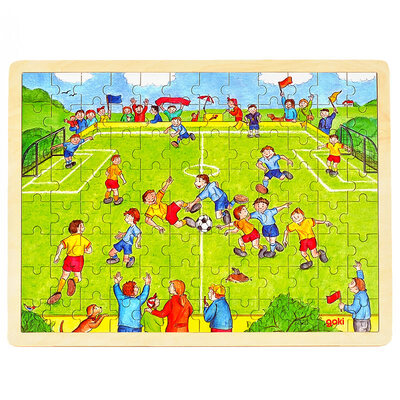 

goki Wooden Jigsaw Puzzle with Storage tray 244896pcs&4655pcs of 4 layers for kids