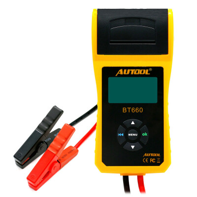 

AUTOOL BT-660 Car Battery Tester With Built-in Printer BT660 Battery Analyzer 12V Battery Tester