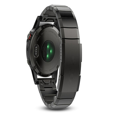 

Garmin Fenix 5X Band Metal Easy Fit 26 мм Ширина ленты из нержавеющей стали для Garmin Fenix 5X / Fenix 3 / Fenix 3 HR