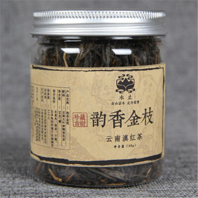 

C-HC046 Yunnan Premium Dian Hong 30g Здравоохранение Черный чай Рифма благовония Dianhong gongfu красный чай Китайский органический чай