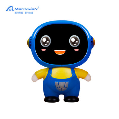 

MOASSION Moxin Small Ink Mini Early Learning Robot Child Intelligent Voice Accompanying Remote Video Surveillance Camera Artificial Intelligence Early Learning Machine Learning Story Machine Blue
