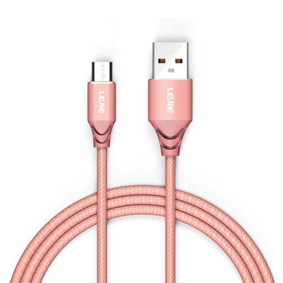 

LEJIE Micro USB Charging&Data Transfer Cable 025M Rose Gold LUMC-2025G