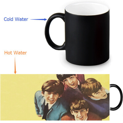 

The Beatles 350ml12oz Heat Reveal Mug Color Change Coffee Cup Sensitive Morphing Mugs Magic Mug Milk Tea Cups