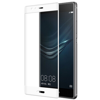 

ESCASE Huawei P9 Plus закаленная пленка Huawei P9 Plus полноэкранное освещение стальной пленки HD анти-отпечатков пальцев мобильного телефона фольга белая