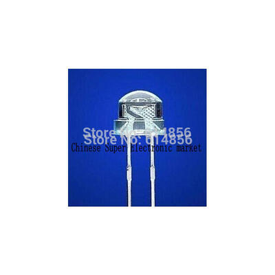 

50PCS 5mm super bright white light-emitting diode DIP LED straw hat astigmia