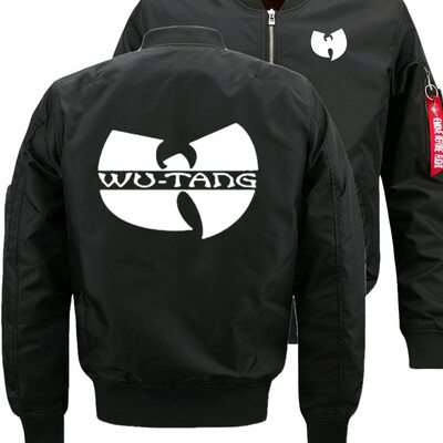 

Wu Tang Clan HIP HOP Bomber Flight Flying Jacket Winter thicken Warm Zipper Men Jackets Anime Mens Casual Coat 13