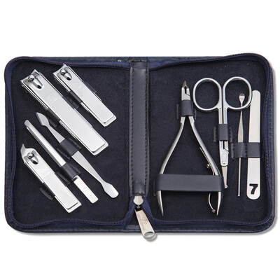 

777 nail clippers set nail clippers repair capacity manicure combination 9 sets TS-4042LV family blue
