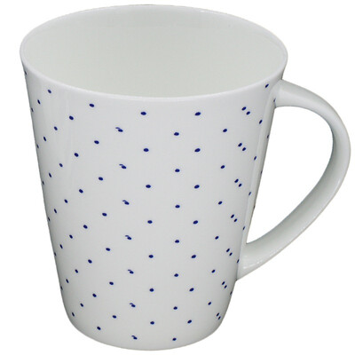 

A pottery pottery cup glass cup (400ml) bone china blue and white series full of grass flowers