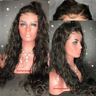 

Lace Front Human Hair Wigs For Black Women Brazilian Natural wave Remy Hair Wigs Pre Plucked Natural Hairline With Baby Hair