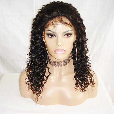 

Malaysian Curly Lace Front Wig Virgin Human Hair Curly Lace Wig For Black Women With Natural Hairline