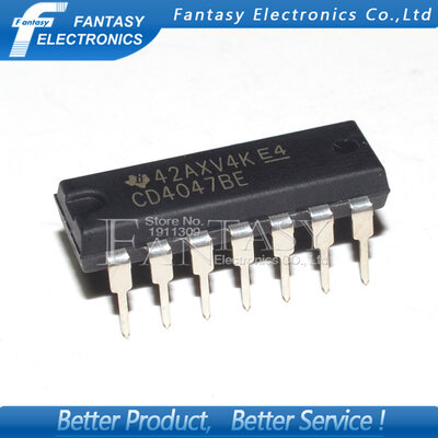 

100PCS CD4047BE DIP14 CD4047 DIP new and original IC free shipping