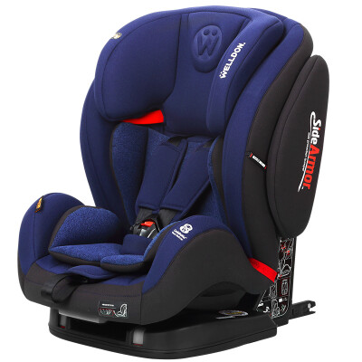 

Whelton Welldon Almighty treasure 3 baby car child safety seat ISOFIX interface double fixed 3C certification 9 months-12 years old star indigo