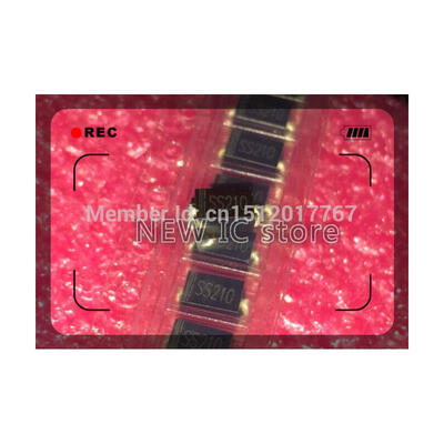 

200pcs/lot SS210 2A/100V SMD SR2100 schottky diode SMA 100% NEW Free Shipping