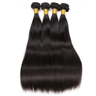 

6A Natural Black Brazilian Virgin Hair Straight 4pcs Weave Bundles With Free Shipping Cy May Human Hair Brazilian Straight Hair