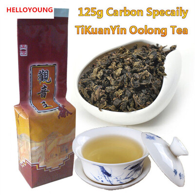 

High Quality Chinese Tieguanyin Tea Fresh Natural Carbon Specaily TiKuanYin Oolong Tea High Cost-effective Tea 125g